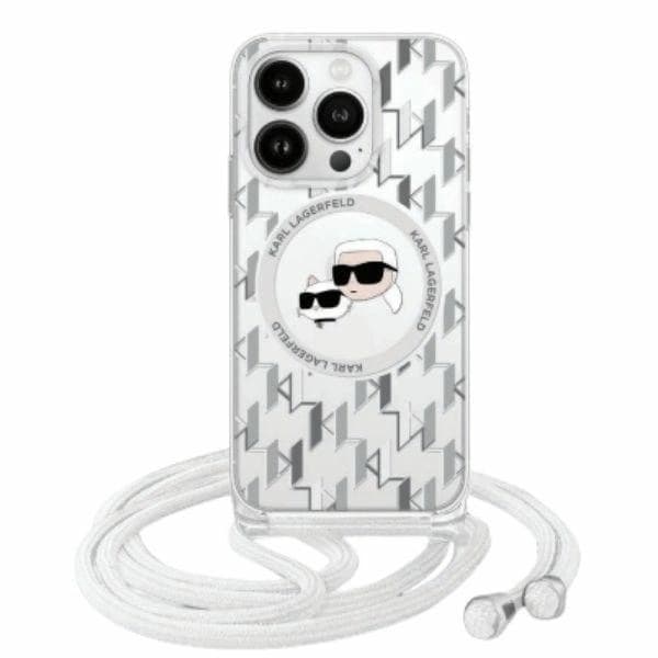 Karl Lagerfeld Mobilskal till iPhone 16 MagSafe IML Crossbody Karl & Choupette