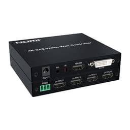 NÖRDIC 4K 2x2 Videovägg-kontroll HDMI+DVI Input