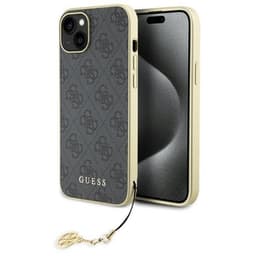 Guess Mobilskal till iPhone 15 Plus Charms Collection - Grå