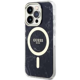 Guess Mobilskal till iPhone 14 Pro Max MagSafe Marble - Svart