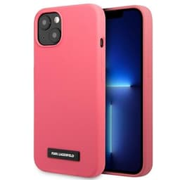 Karl Lagerfeld iPhone 13 mini Skal Silicone Plaque - Fuchsia