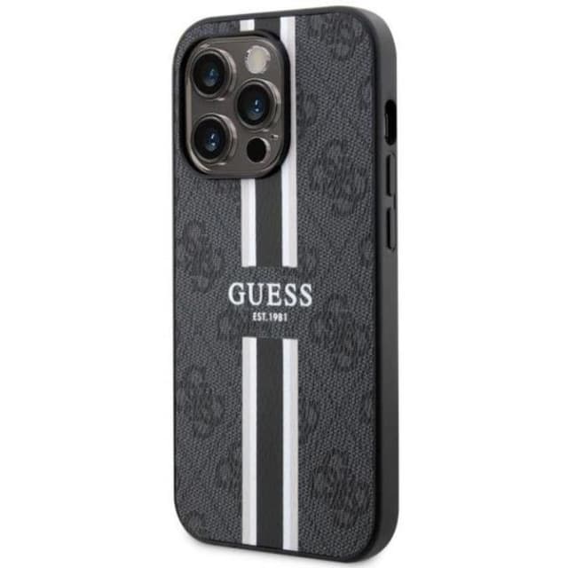 Guess Mobilskal till iPhone 14 Pro Max MagSafe Printed Stripes