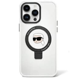 KARL LAGERFELD Mobilskal till iPhone 15 Pro MagSafe Ring Stand