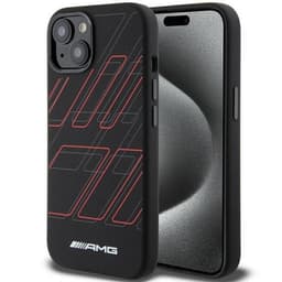 AMG telefontaske til iPhone 15/14/13 MagSafe silikone store romber