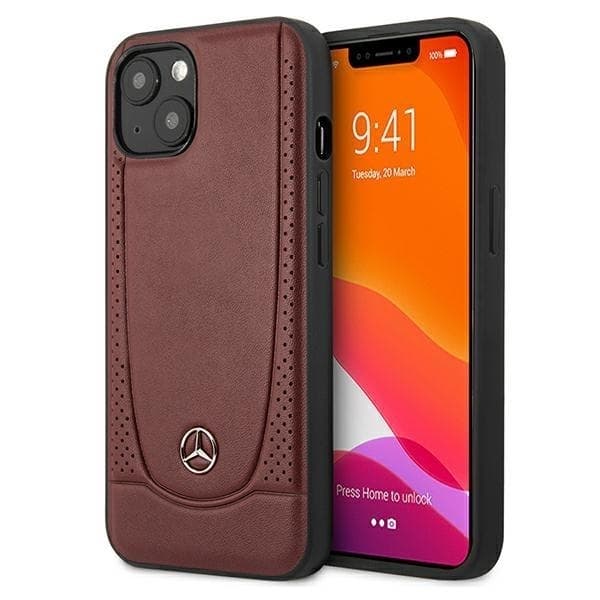Cover Mercedes Urban Line iPhone 13 Mini - Rød