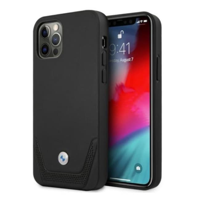 BMW iPhone 12/12 Pro Taske Læder - Sort