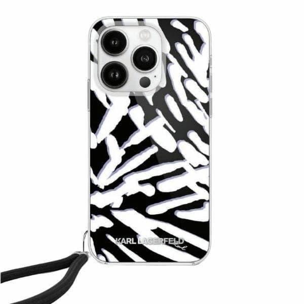 Karl Lagerfeld Mobilskal till iPhone 15 Pro Max IML Zebra Pattern