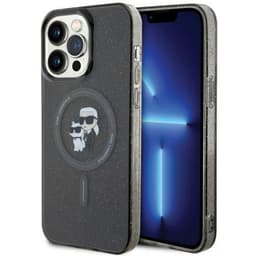 KARL LAGERFELD Mobilskal till iPhone 11/XR Magsafe Glitter - Svart