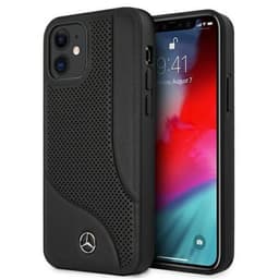 Mercedes iPhone 12 Mini Taske Læder - Sort