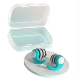 Silikoniset melua vaimentavat korvatulpat - Uudelleenkäytettävät, mukavat, täydelliset nukkumiseen, opiskeluun ja matkustamiseen Ruohon väri