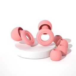 Ørepropper med etui Rosa