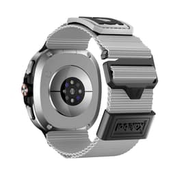 Grått Vävt Nylon Sportarmband för Samsung Watch 8 – Komfort och Stil