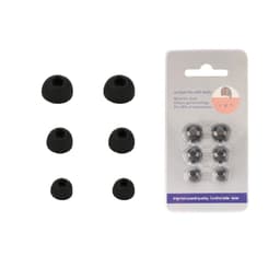 Mustat silikoniset korvakappaleet Anker Soundcore R50i/P20i Bluetooth -kuulokkeille - 6 kpl