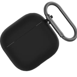 Apple AirPods 4 skyddsfodral med karbinhake Svart