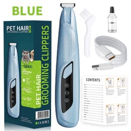 Pet Hair Grooming Clippers: LED-belysning, Tyst Drift & Snabb Laddning