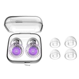 Støyreduserende ørepropper - Cyclone High Fidelity Transparent Series Lilla