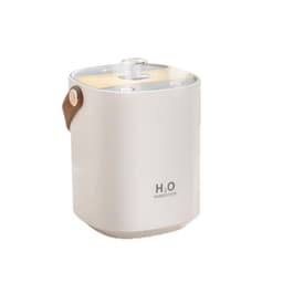 Kaksisuuttiminen ilmankostutin 2000mAh akulla, 1,2L kapasiteetilla, hiljaisella toiminnalla ja lämpimällä yövalolla