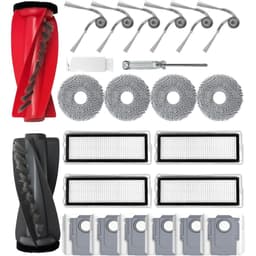 Udskiftningssæt Kompatibelt med Roborock Qrevo S5V / Curv / Edge-serien Robotstøvsuger