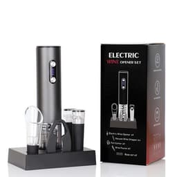Elektrisk vinåpner seksdelers sett - Oppladbar USB automatisk korketrekker