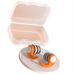 SILIKON ÖRONPROPPAR FÖR BULLERREDUKTION - ÅTERANVÄNDBARA, BEKVÄMA, FÖR