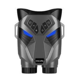 4K Digitaalinen Yönäkötähystin - Teräväpiirto Infrapuna Yönäkölaitteet Metsästykseen, Retkeilyyn ja Luonnon Tarkkailuun Harmaa