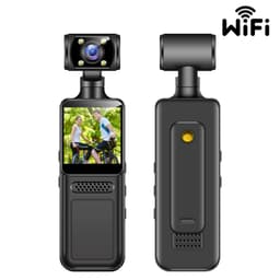 HD-takaklipsinen vartalokamera M12+WiFi: kannettava videonauhuri