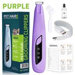 Pet Hair Grooming Clippers: LED-belysning, Tyst Drift & Snabb Laddning