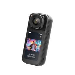 Kompakt utendørs sykkelkamera med lang batteritid og 1080p HD-opptak Sort