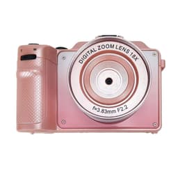 Digitalkamera 4K/48MP/18X digital zoom/stabilisering/autofokus/dobbeltkamera Pink