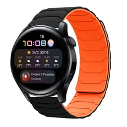 SILIKON Magnetisk Klockarmband för Samsung, Huawei & Amazfit - 20/22mm