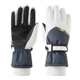 Kosketusnäyttöhiihtohanskat - Vedenpitävät eristetyt talvihanskat pyöräilyyn ja lumilajeihin Sininen