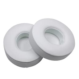 2 kpl Korvaavat proteiininnahkaiset korvatyynyt, jotka ovat yhteensopivat Beats Solo 2 & Solo 3 -kuulokkeiden kanssa Valkoinen