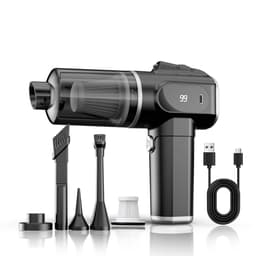 Bærbar bilstøvsuger - Kraftig sugeevne, trådløs Sølv