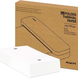 A4 Snabbtorkande Termopapper - 210mm x 297mm - 100 Ark Vikt US Letter