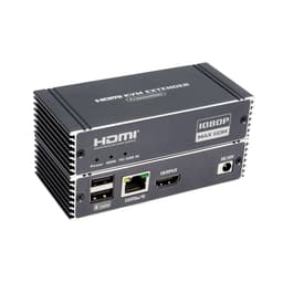 NÖRDIC 1080P 60Hz 65M HDMI KVM Extender USB över Cat5e/Cat6, POC med loop-stöd, USB för tangentbord och mus till PC/dator