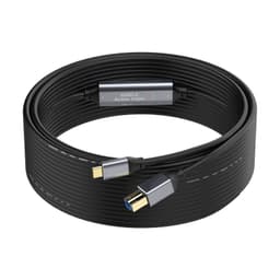 NÖRDIC USB 3.0-kabel USB-C til USB-B 5Gbps 15m USB-skriverkabel