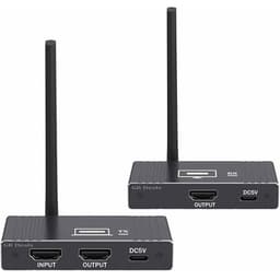 NÖRDIC 1080P Full HD HDMI Trådlös 180m Förlängare TX till RX Loop Out WiFi 5.8G