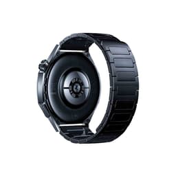 Metall Rustfritt Stål Klokkereim kompatibel med Huawei GT5/GT6-serien Sort 22 mm