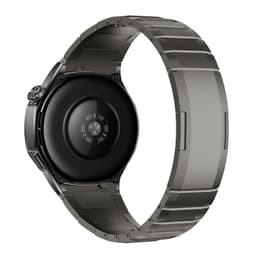 Ruostumattomasta teräksestä valmistettu ranneke, yhteensopiva Huawei Watch GT -sarjan ja Samsung-kellojen kanssa - 18 mm / 22 mm Tummanharmaa 18 mm