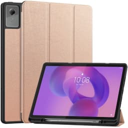 SKALO Trifold Fodral för Lenovo Idea Tab Plus - Roséguld