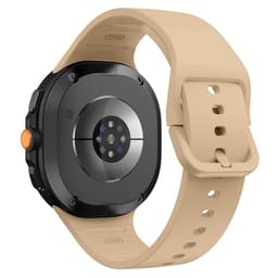 SKALO Silikoniranneke sopii  Samsung Galaxy Watch8 Classic 46mm - Beige
