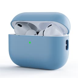 SKALO Erittäin Ohut Silikoni Kotelo sopii AirPods Pro 3 - Vaaleansininen