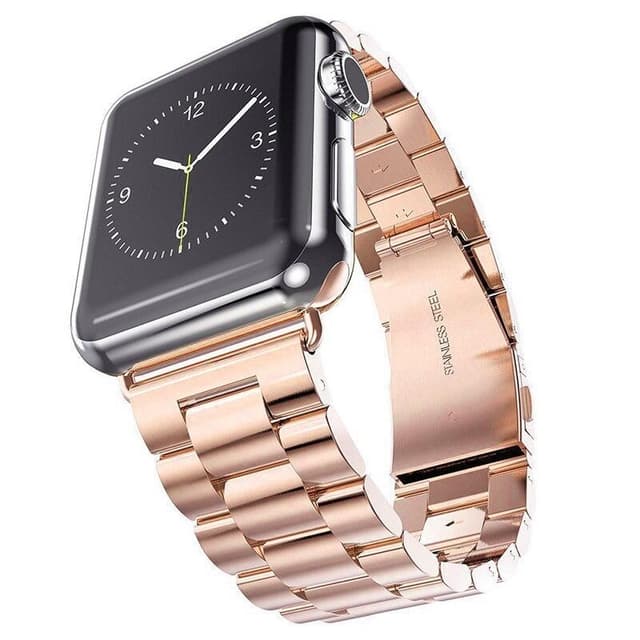 SKALO Lænkearmbånd Apple Watch Series 11 46mm - Rosa guld