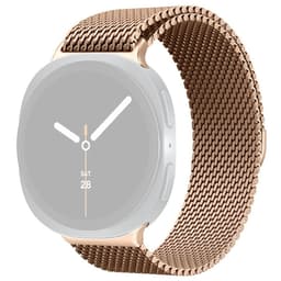 SKALO Milanese Mesh Loop Armband för Samsung Galaxy Watch8 40mm - Roséguld
