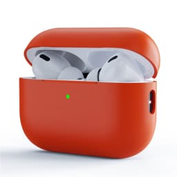 SKALO Erittäin Ohut Silikoni Kotelo sopii AirPods Pro 3 - Oranssi
