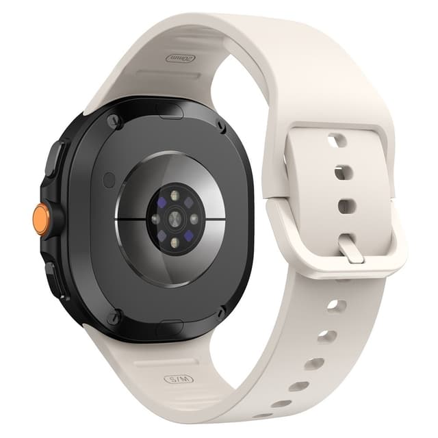 SKALO Silikonearmbånd til Samsung Galaxy Watch8 40mm - Hvid