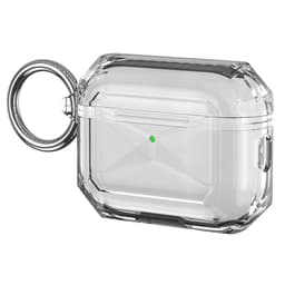 SKALO Läpinäkyvä Kaksivärinen TPU Kotelo sopii AirPods Pro 3 - Musta