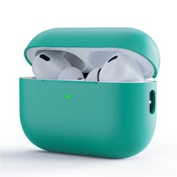 SKALO Erittäin Ohut Silikoni Kotelo sopii AirPods Pro 3 - Turkoosi