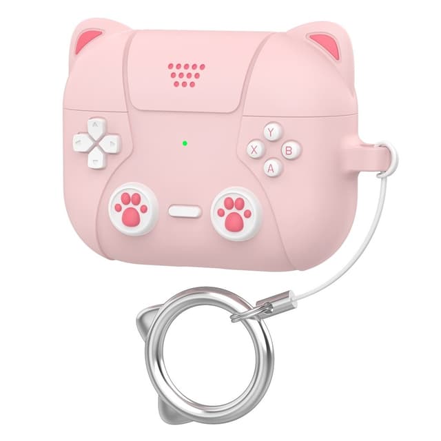 SKALO Cute Cat Controller Cover til AirPods Pro 3 - Pink