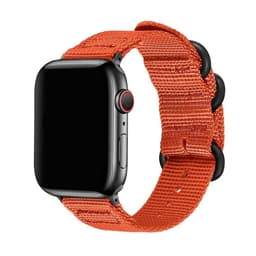 SKALO Nato-ranneke Nylon Apple Watch Series 11 46mm - Oranssi
